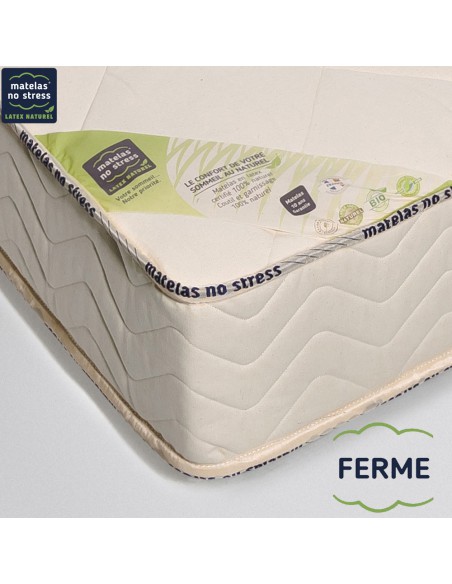 Matelas Bio latex naturel 80x190 Privilège ferme 21 cm